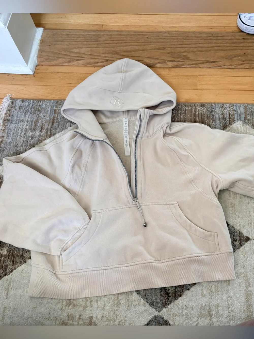lululemon athletica Light Beige Half Zip